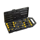STANLEY CUSHIONGRIP SCHROEVENDRAAIERSET 10-DELIG - STANDAARD/PHILIPS