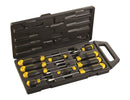 STANLEY CUSHIONGRIP SCHROEVENDRAAIERSET 10-DELIG - STANDAARD/POZIDRIV