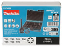 MAKITA TORX SLAGSCHROEFBITSET 7-DELIG